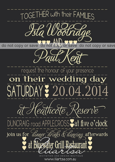 Precious Romance Wedding Invitation - LiiArtsa